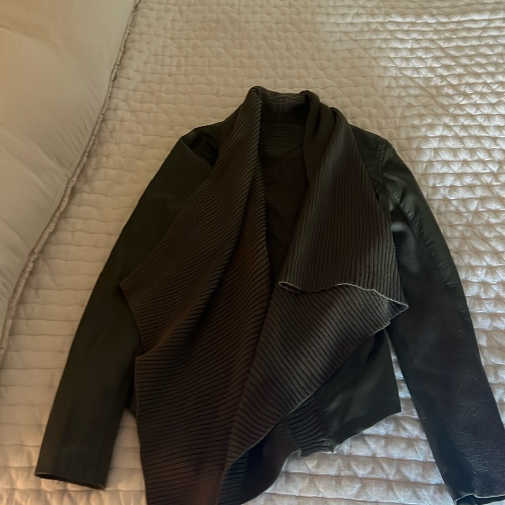 Mixed Media Coat